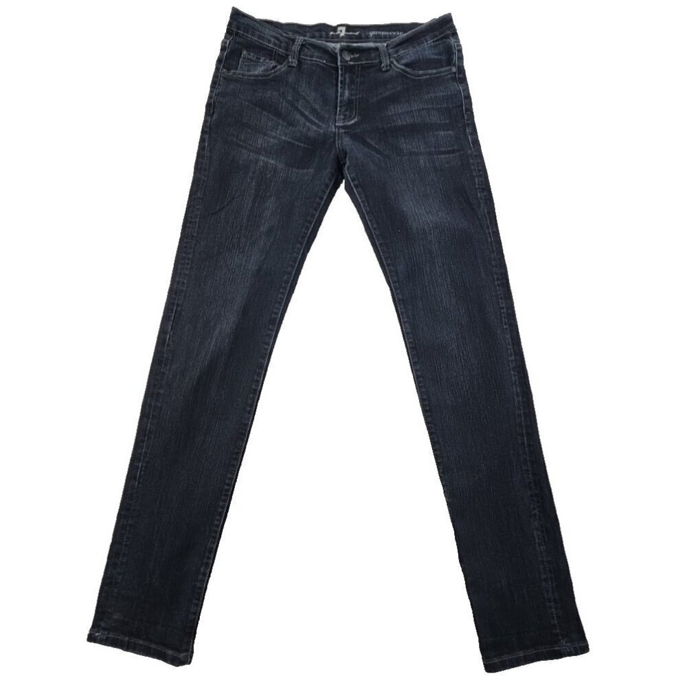 7 For All Mankind High Waist Ankle Gwenevere Jeans Women's 30 (30x31) Skinny EUC